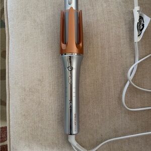 Sheglam Hair Ceramic Curling Iron - Silver with Copper